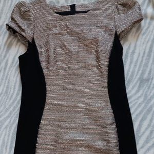 Moulinette Soeurs Shimmer Tweed Hourglass Dress Size 12